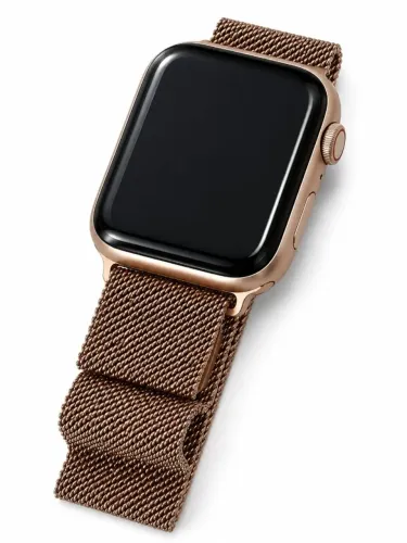Smartwatch IWO 11 40mm Rosa Rosé Edição Especial com Pulseira Metálica Magnética