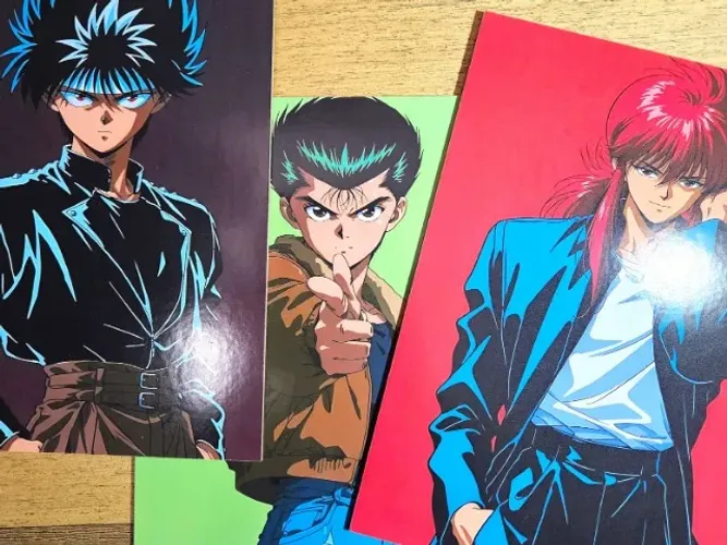 Kit plaquinha YU YU HAKUSHO em MDF