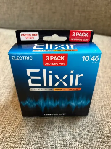 Corda guitarra elixir 0.10 nova