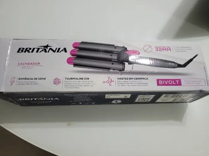 Modelador Triondas Britânia Bivolt 190W Íon Tourmaline BECE17 Bivolt