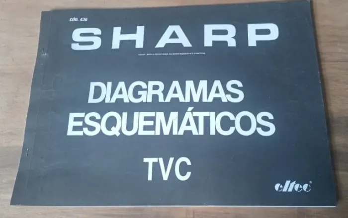 Livro Diagrama Esquemáticos TVC - SHARP - CÓD. 436