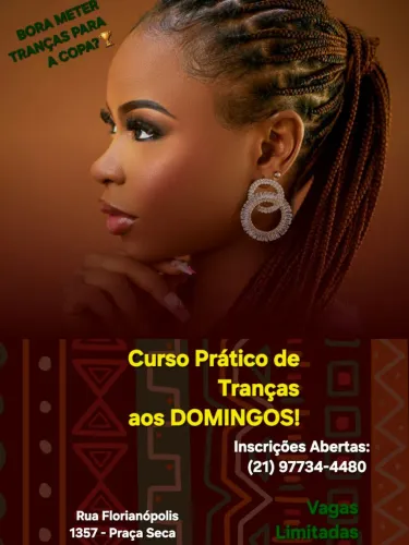 Curso Prático de TRANÇAS na Praça Seca 