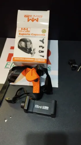 Suporte para capacete gravação