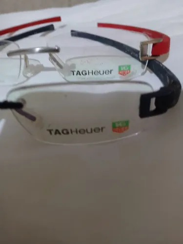 2 armações de óculos tagheuer 