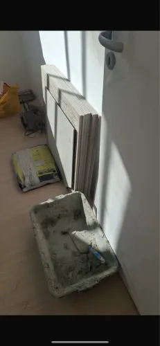 Piso porcelana 60x60 + argamassa 