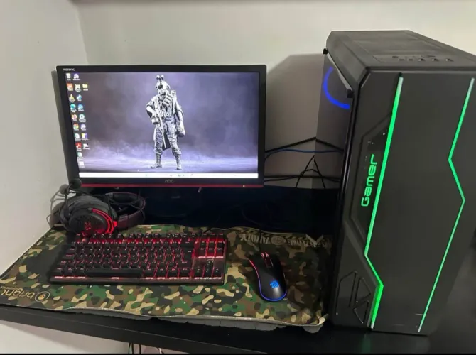 Pc gamer completo - TECLADO - MONITOR - MOUSE - HEADSET