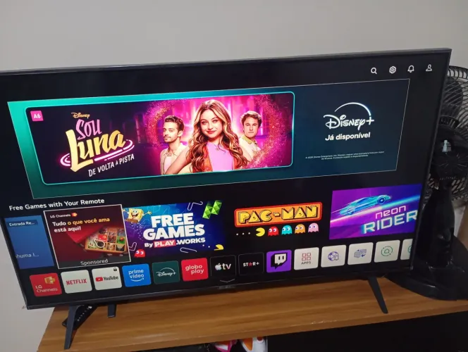 Tv smart LG 50 polegadas 4k perfeito estado