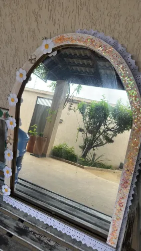 ESPELHO RÚSTICO DECORADO 90x60
