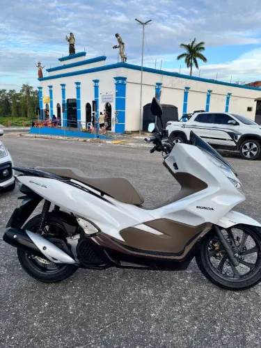 Honda PCX 150 DLX ABS 2020 Branca - Baixa KM e Completa