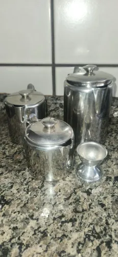 Conjunto Bule inox