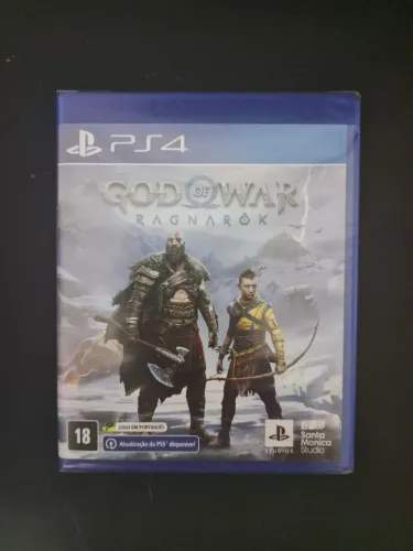 Promoção Jogo God Of War Ragnarok PS4 Novo Lacrado( ACEITO CREDISHOP)