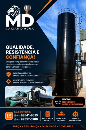 Caixa 20 mil litros tubular 