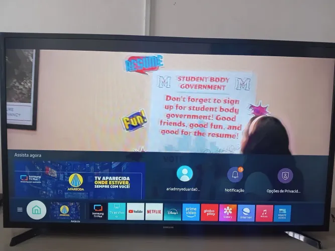 Tv smart tv samsung 43