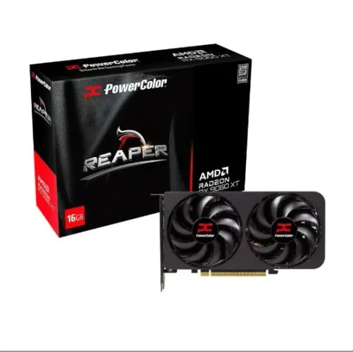 PLACA DE VÍDEO AMD RADEON RX 9060 XT 16GB POWERCOLOR REAPER
