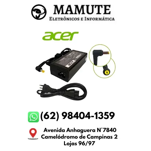 Fonte Carregador Notebook Acer Aspire E5-571 Es1-511 E1-5 19V 3,42A