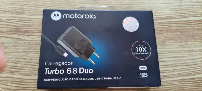 CARREGADOR TURBO 68W PARA MOTOROLA PRONTA ENTREGA 