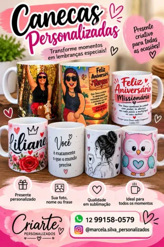 Canecas personalizadas