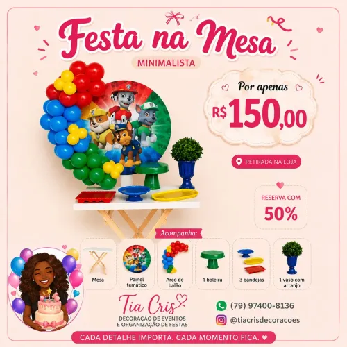 Aluguel de Kit Festa infantil