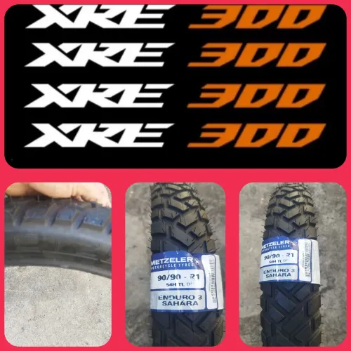 Pneu XRE 300 , Lander , Metzler