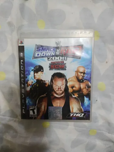 Smack Down Vs RAW 2008 - Mídia física PS3 