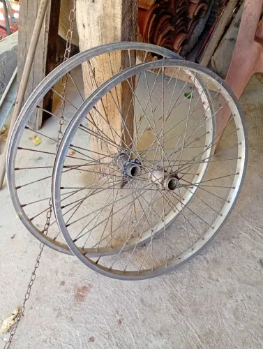 Par de calha aro 26 em alumínio