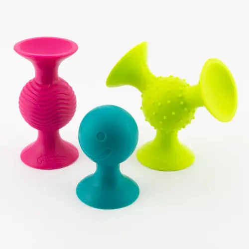 Brinquedo Ventosas Sucção Chocalho Fat Brain Pipsquigz