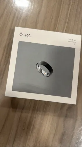 Oura Ring 5 Tam. 12 Preto Brilhante