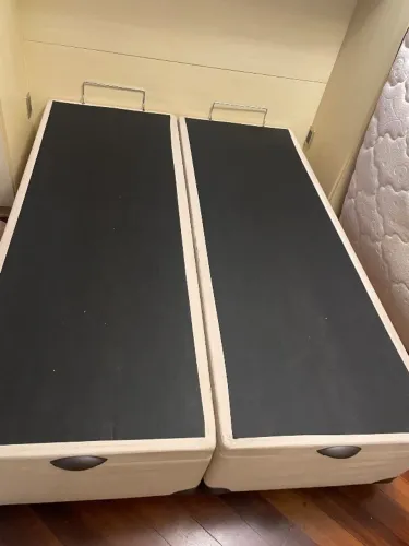 Box Baú Bipartido para Colchão de Casal