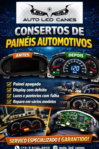 Reparo e personalização de painéis automotivos 