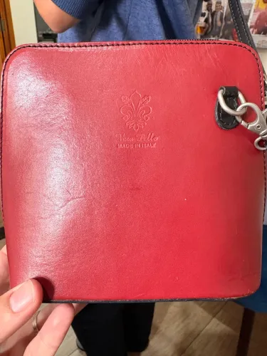 Bolsa de couro italiano