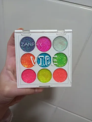 Zanphy - Paleta de Glitter Neon 