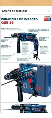 Furadeira Bosch 750w / Nova na Caixa