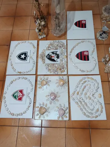 Vendo trabalho Artesanais feitos com conchas