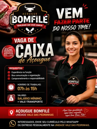 VAGA CAIXA COM EXPERIÊNCIA