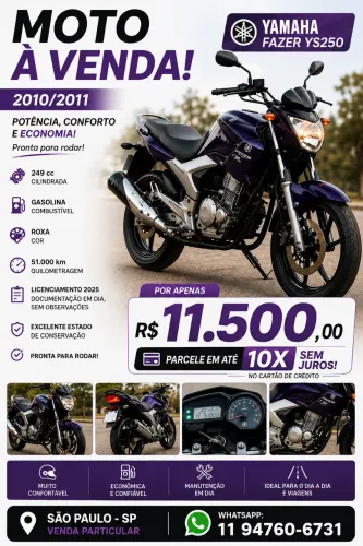 Fazer 250 em ótimo estado