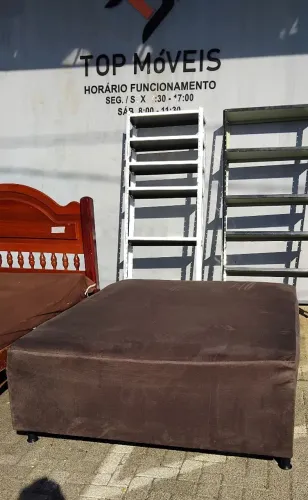 Cama box casal com colchão conjugado USADO, ENTREGA dentro de Uberlândia MG