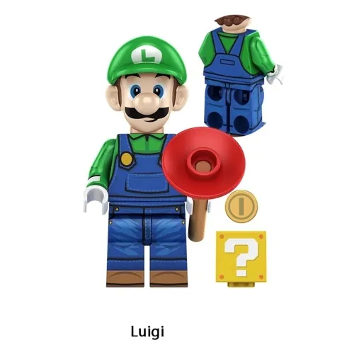 Minifiguras Mario Luigi e Personagens