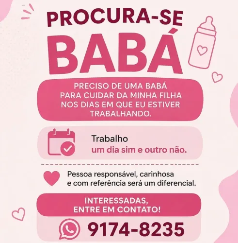 PROCURA-SE BABÁ