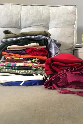 Lote de roupas feminina