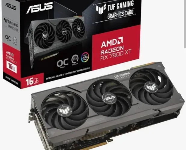 PLACA DE VIDEO 7800xt asus tuf game