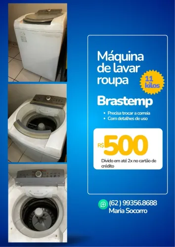 Máquina de lavar Brastemp