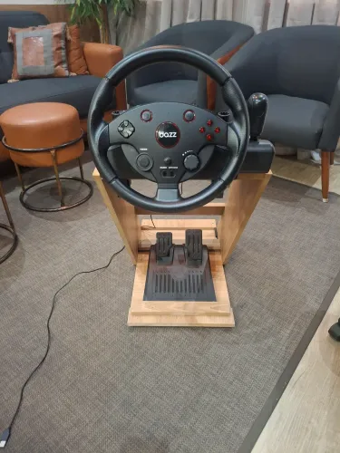 Cokpit com volante Dazz Force Driving 2 meses de uso com caixa