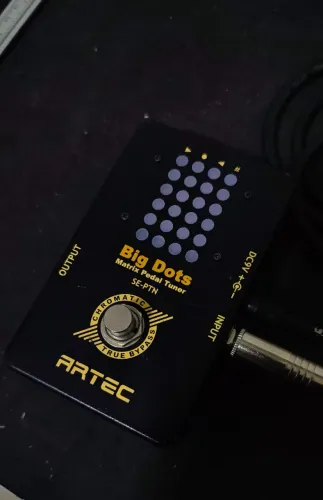 Pedal de afinador de Guitarra Big Dots Matrix Tuner Guitarra Artec SE-PTN