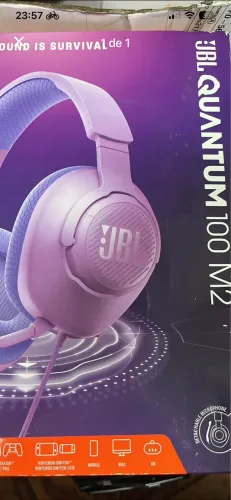 Headphone Quanto 100 M2 rose sem uso novos