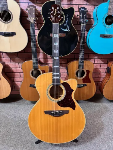 Violão Takamine eg523sc jumbo coreano tampo sólido tk40 (com detalhes) ANALISO TROCAS