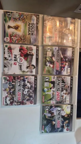 Coleção futebol ps3 mídia física