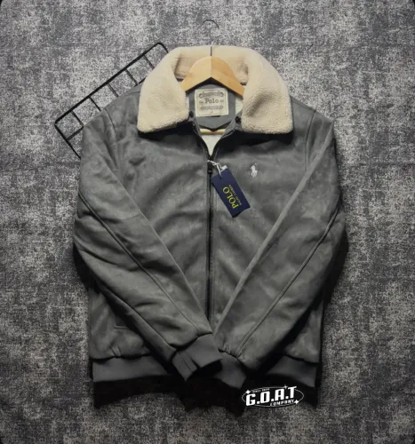 Jaqueta bomber de suede Polo Ralph Lauren