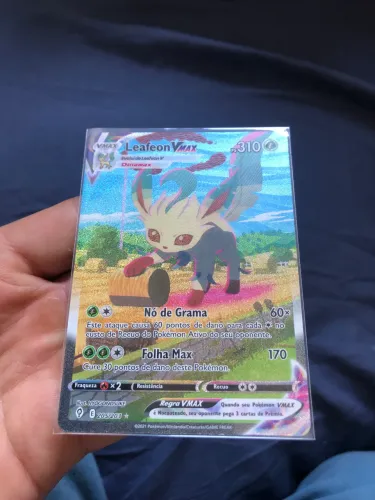 Leafeon Vmax NM - carta pokemon arte secreta EVOLVING SKIES