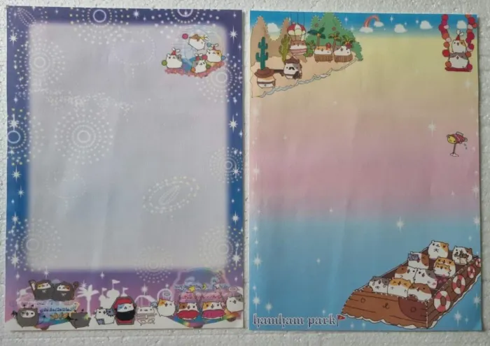 2 Papéis de Carta Hamham Park importados