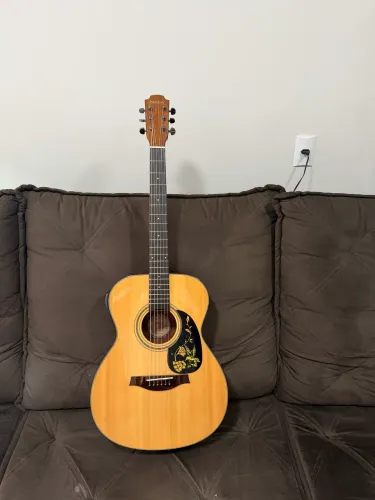 Super Violão Benson, cordas ELIX nova, Semi Case